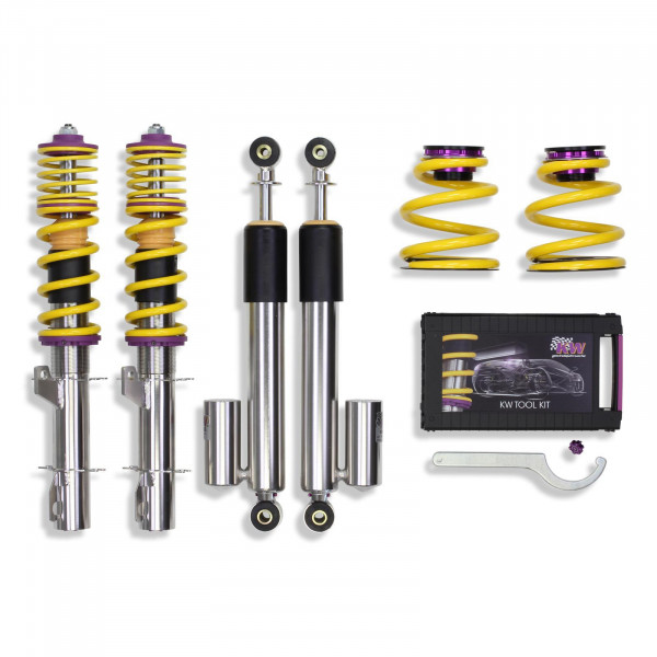 KW Gewindefahrwerk V3 inox VW GOLF IV (1J_) Allrad 08/1997-12/2007