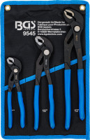 BGS Wasserpumpenzangen-Satz arretierbar 3-tlg. BGS Wasserpumpenzangen-Satz arretierbar 3-tlg.