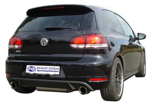 VW Golf VI - GTI-Optik Endschalldämpfer rechts/links - 1x90 Typ 25 rechts/links GTI-Optik - Passend
