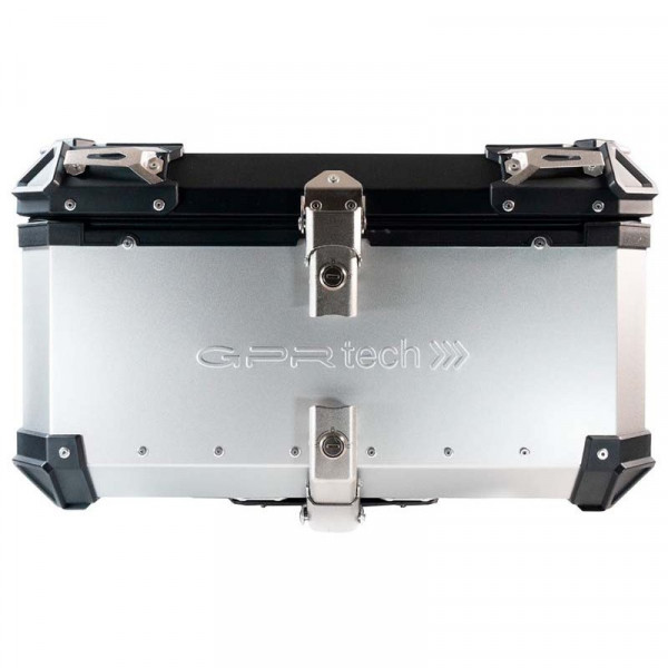 GPR TECH Topcase ALPI-TECH 55L Aluminium silber passend für BMW F 800 GS 2008–2015