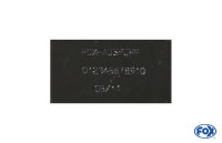 FOX Aufschweißplakette Edelstahl mit Wunschtext FOX Aufschweißplakette Edelstahl mit Wunschtext