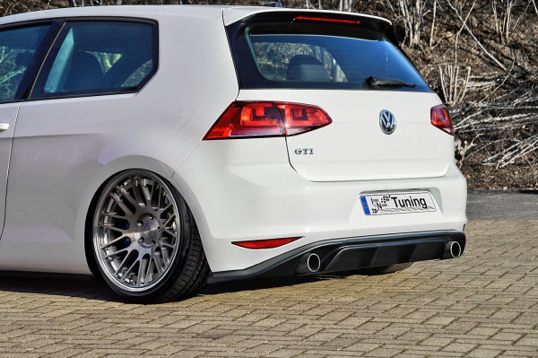 Heckdiffusor Einsatz für VW Golf 7 GTI + GTD