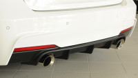 Rieger Heckeinsatz matt schwarz für BMW 3er F31 (3K/3K-N1) Touring 07.15- (ab Facelift) LCI Ausführung: Schwarz matt