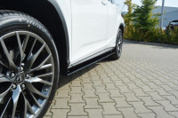 Seitenschweller Ansatz Für Lexus RX Mk4 Schwarz Hochglanz