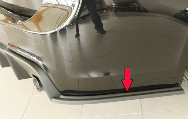Rieger Heckschürzenansatz seitlich rechts matt schwarz für BMW 3er E91 Touring 09.08- (ab Facelift)