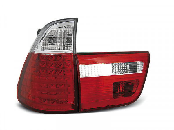 LED Rücklichter rot weiß passend für BMW X5 E53 09.99-10.03
