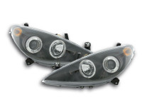 Scheinwerfer Set passend für Peugeot 307 (2001–2006) schwarz Scheinwerfer Set passend für Peugeot 307 (2001–2006) schwarz