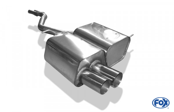 FOX Endschalldämpfer passend für BMW Z4 E85 Typ 10