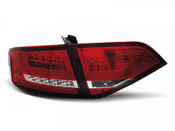 LED Rücklichter rot weiß passend für Audi A4 B8 08-11 Limousine