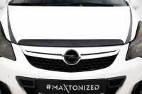 Maske Erweiterung Opel Corsa D OPC / VXR Schwarz Hochglanz