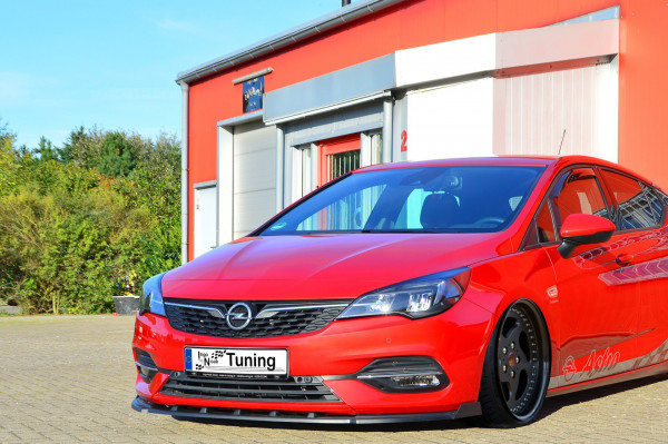 Cup Frontspoilerlippe mit Wing für Opel Astra K 5 türer + Sportstourer