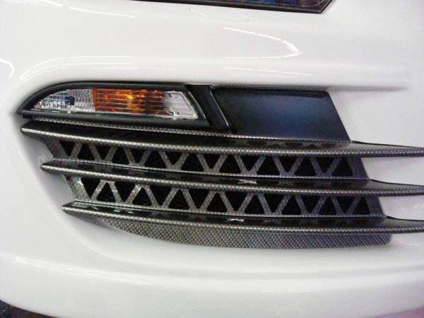 Rieger Lufteinlaßblenden (Aufpreis) carbon look für VW Scirocco 3 (13) 2-tür. 08.08-04.14 (bis Face