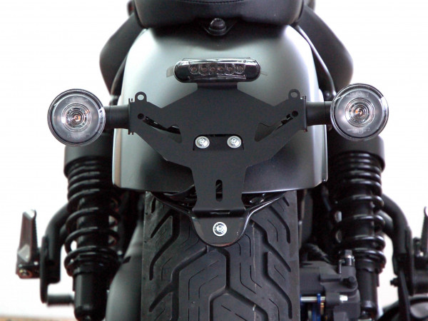 Kennzeichenhalter IQ8 für Honda CMX 500 Rebel (2017-2019) für Zubehörblinker