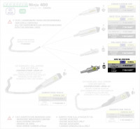 Arrow GP2 Dark Endschalldämpfer passend für Kawasaki Ninja 400, Z400 Arrow GP2 Dark Endschalldämpfer passend für Kawasaki Ninja 400, Z400