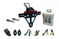 Kennzeichenhalter-Blinker-Kit IDEA passend für Honda CB500F Typ PC58 und CBR500R PC57 ab 2017 Kennzeichenhalter-Blinker-Kit IDEA passend für Honda CB500F Typ PC58 und CBR500R PC57 ab 2017