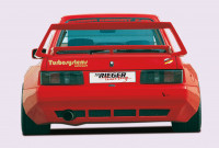 Rieger Heckschürze Breitbau II passend für Ford Escort 4 3-tür. 07.88-10.90 Rieger Heckschürze Breitbau II passend für Ford Escort 4 3-tür. 07.88-10.90