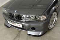 Rieger Spoilerschwert CS-Look carbon look für BMW 3er E46 Coupé 02.02- (ab Facelift) Ausführung: Schwarz matt