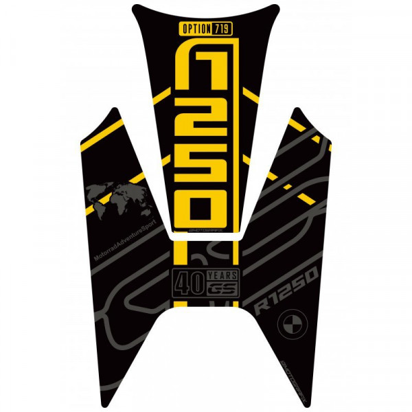 BMW R 1250 GS 40th Motografix 3D Gel Tank Pad Protector TB052KO