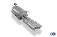 FOX Endschalldämpfer 2x80 Typ 13 passend für Opel Astra G Stufenheck FOX Endschalldämpfer 2x80 Typ 13 passend für Opel Astra G Stufenheck