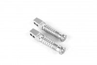 Gilles Austauschfußrasten-Kit Sport Fahrer silber passend für BMW R nineT, F900R Gilles Austauschfußrasten-Kit Sport Fahrer silber passend für BMW R nineT, F900R