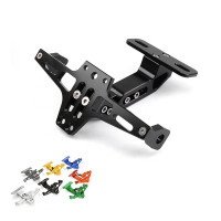 Universal Motorrad Kennzeichenhalter aus CNC Aluminium schwarz eloxiert Universal Motorrad Kennzeichenhalter aus CNC Aluminium schwarz eloxiert