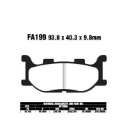 EBC SFA199 SC Bremsbeläge passend für Yamaha Majesty & T-MAX EBC SFA199 SC Bremsbeläge passend für Yamaha Majesty & T-MAX