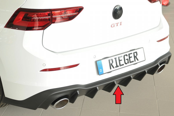 Rieger Heckeinsatz passend für VW Golf 8 GTI Clubsport 2020–2024