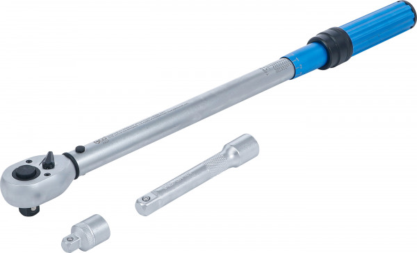 Drehmomentschlüssel-Satz | mit Adapter + Verlängerung | Abtrieb Außenvierkant 12,5 mm (1/2") | 40 -