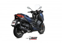 MIVV Mover Edelstahl Schwarz passend für Yamaha X-Max 400 17-21 MIVV Mover Edelstahl Schwarz passend für Yamaha X-Max 400 17-21