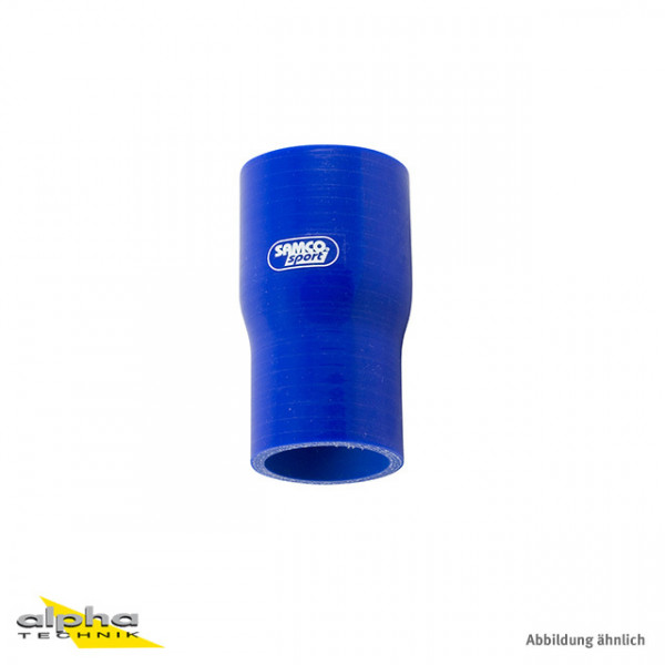 SAMCO SPORT Siliconschlauch Reduzierstück blau von Innendurchmesser 70 mm auf 63 mm