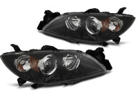 Schwarze Xenon Scheinwerfer passend für Mazda 3 03-09 Schwarze Xenon Scheinwerfer passend für Mazda 3 03-09