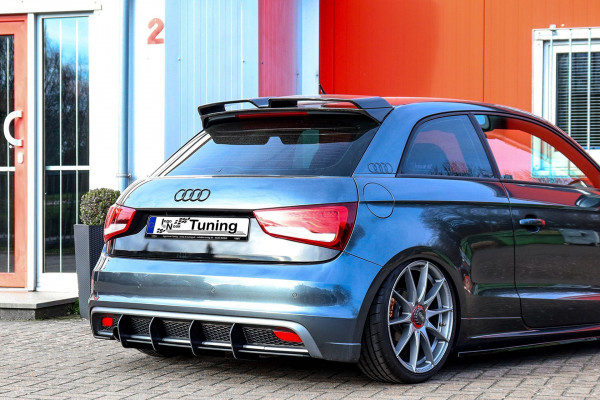 Racing Heckansatz Diffusor für Audi A1 8X mit S-Line Bj.2010-2014