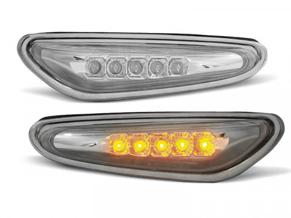 Blinker chrom LED passend für BMW E46 09.01-03.05