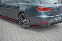 Heck Ansatz Flaps Diffusor V.4 passend für Seat Leon Cupra Mk3 FL Sportstourer Heck Ansatz Flaps Diffusor V.4 passend für Seat Leon Cupra Mk3 FL Sportstourer