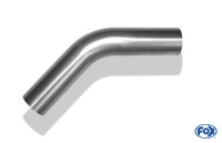 FOX Uni-Rohrbogen 45° ungeweitet Ø45mm Edelstahl FOX Uni-Rohrbogen 45° ungeweitet Ø45mm Edelstahl