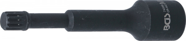 Kraft-Spezial-Bit-Einsatz | Länge 115 mm | Antrieb Innenvierkant 12,5 mm (1/2") | Innenvielzahn (für