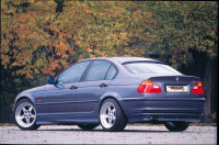 Rieger Heckscheibenblende matt schwarz für BMW 3er E46 Lim. 02.98-12.01 (bis Facelift) Ausführung: Schwarz matt