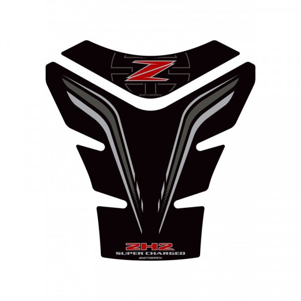 Motografix 3D Gel Tank Pad Protector passend für Kawasaki Z H2 2020