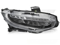 Voll-LED-Scheinwerfer rechts passend für Honda Civic X 2016–2021 Voll-LED-Scheinwerfer rechts passend für Honda Civic X 2016–2021