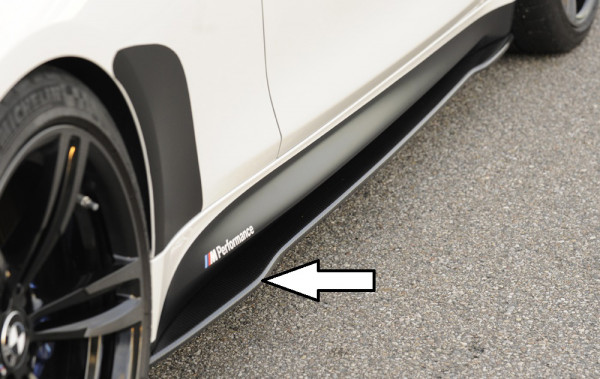 Carbon Seitenschweller rechts ansatz, rechts für BMW 4er F82 M4 (M3) Coupé 01.14-