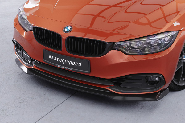 Cup-Spoilerlippe mit ABE für BMW 4er F36 Gran Coupe CSL781 Schwarz Strukturiert