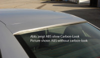 Rieger Heckscheibenblende carbon look für Audi A4 (8E) Typ B6 Lim. 11.00-10.04 Ausführung: Schwarz matt