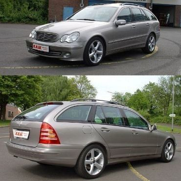 K.A.W. PlusKit Sportfahrwerk passend für Mercedes C Klasse Kombi S203 ab 2001 bis 08/2007