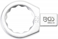 BGS Einsteck-Ringschlüssel 22 mm mit 9x12 mm Aufnahme BGS Einsteck-Ringschlüssel 22 mm mit 9x12 mm Aufnahme