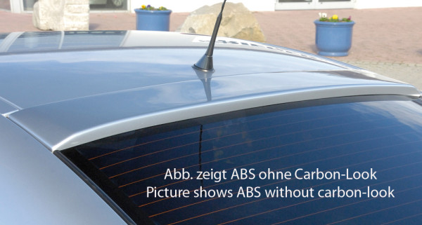Rieger Heckscheibenblende carbon look für Opel Astra G Stufenheck