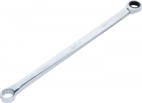 Ratschenringschlüssel | extra lang | SW 19 mm