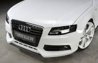 Rieger Spoilerschwert carbon look für Audi A4 (B8/B81) Avant 11.07-12.11 (bis Facelift) Ausführung: Schwarz matt