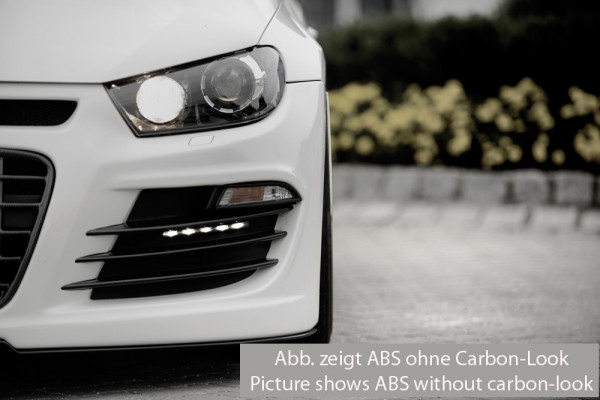 Rieger Lufteinlaßblenden (Aufpreis) glanz schwarz für VW Scirocco 3 (13) 2-tür. 08.08-04.14 (bis Fa