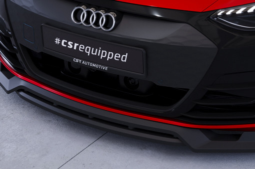 Cup-Spoilerlippe mit ABE für Audi e-tron GT CSL708 Schwarz Strukturiert