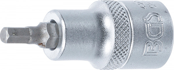 BGS Bit-Einsatz 12,5 mm (1/2") Innenvierkant auf 5 mm Innensechskant